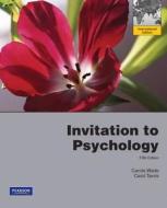 The Invitation To Psychology di Carole Wade, Carol Tavris edito da Pearson Education (us)