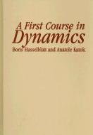 A First Course In Dynamics di Boris Hasselblatt, Anatole Katok edito da Cambridge University Press