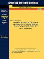Outlines & Highlights For The Cultural Landscape di Cram101 Textbook Reviews edito da Aipi