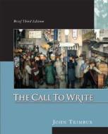 The Call To Write di John Trimbur edito da Pearson Education Limited