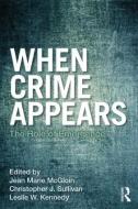 When Crime Appears edito da Taylor & Francis Ltd