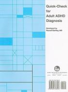 Barkley's Quick Check For Adult ADHD Diagnosis di Russell A. Barkley edito da Jones and Bartlett Publishers, Inc