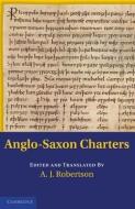 Anglo-Saxon Charters in the Vernacular 3 Volume Set di F. E. Harmer, Dorothy Whitelock, A. J. Robertson edito da CAMBRIDGE