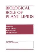 Biological Role of Plant Lipids edito da Springer US