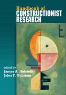 Handbook of Constructionist Research di James A. Holstein edito da Guilford Publications