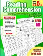Reading Comprehension 5th Grade: Reading Comprehension Workbooks Grade 5 Graphic Organizers and Printables for Any Book! for 3rd, 4th, 5th, 6th, Homes di Antony Cole edito da Createspace Independent Publishing Platform