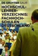 Fachhochschulen Deutschland edito da Walter de Gruyter