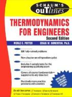 Schaum's Outline Of Thermodynamics For Engineers, 2ed di Merle C. Potter, Craig W. Somerton edito da Mcgraw-hill Education - Europe