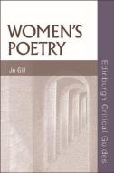 Women's Poetry di Jo Gill edito da PAPERBACKSHOP UK IMPORT