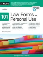 101 Law Forms for Personal Use di Nolo Editors edito da NOLO PR