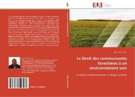 Le Droit des communautés forestières à un environnement sain di Boris Tchomnou edito da Editions universitaires europeennes EUE