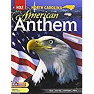 Holt American Anthem North Carolina: Student Edition Grades 9-12 2008 di Holt Rinehart & Winston edito da Holt McDougal