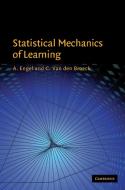 Statistical Mechanics of Learning di A. Engel, C. van den Broeck edito da Cambridge University Press