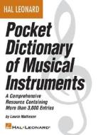Hal Leonard Pocket Dict Musicapb edito da Rowman & Littlefield