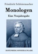Monologen di Friedrich Schleiermacher edito da Hofenberg