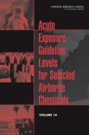 Acute Exposure Guideline Levels For Selected Airborne Chemicals di Committee on Acute Exposure Guideline Levels, Committee on Toxicology, Board on Environmental Studies and Toxicology, Division on Earth and Life Studies edito da National Academies Press
