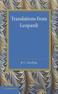 Translations from Leopardi edito da Cambridge University Press