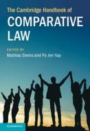 The Cambridge Handbook of Comparative Law edito da CAMBRIDGE