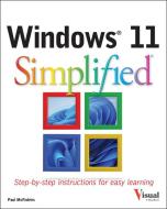 Windows 11 Simplified di Paul McFedries edito da WILEY