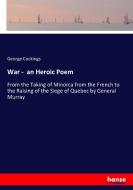 War -  an Heroic Poem di George Cockings edito da hansebooks