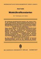 Molekülkraftkonstanten di Alois Fadini edito da Steinkopff
