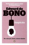 Simplicity di Edward De Bono edito da Penguin Books Ltd