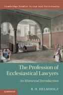 The Profession Of Ecclesiastical Lawyers di R. H. Helmholz edito da Cambridge University Press