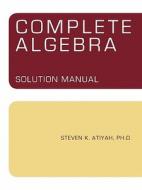 Solution Manual di Steven K. Atiyah Ph. D. edito da Trafford Publishing