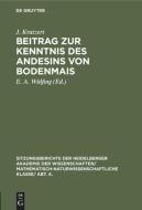 Beitrag zur Kenntnis des Andesins von Bodenmais di J. Kratzert edito da De Gruyter