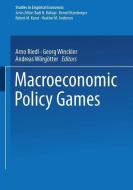 Macroeconomic Policy Games edito da Physica-Verlag HD