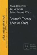 Church's Thesis After 70 Years edito da Ontos Verlag