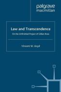 Law and Transcendence di V. Lloyd edito da Palgrave Macmillan UK