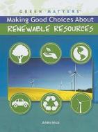 Making Good Choices about Renewable Resources di Jeanne Nagle edito da Rosen Publishing Group