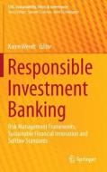 Responsible Investment Banking edito da Springer-Verlag GmbH
