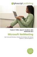 Microsoft Netmeeting edito da Vdm Publishing House
