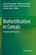 Biofortification in Cereals edito da Springer Nature Singapore