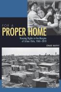For a Proper Home di Edward Murphy edito da University of Pittsburgh Press