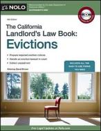 The California Landlord's Law Book: Evictions [With CDROM] di David Brown edito da NOLO