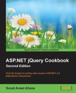 ASP.NET Jquery Cookbook (Second Edition) di Sonal Aneel Allana edito da PACKT PUB