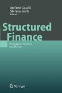 Structured Finance edito da Springer-verlag Berlin And Heidelberg Gmbh & Co. Kg