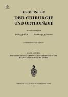 Die bisherigen Erfahrungen über den Wundstarrkrampf in dem jetzigen Kriege di Erich Sonntag edito da Springer Berlin Heidelberg