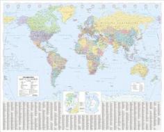 The Times World Wall Laminated Map di Collins UK edito da Harpercollins Publishers