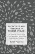 Infinitives and Gerunds in Recent English di Juhani Rudanko edito da Springer-Verlag GmbH