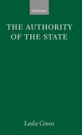The Authority of the State di Leslie Green edito da Clarendon Press