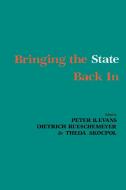 Bringing the State Back In di Social Science Research Council (U S ), Joint Committee on Latin American Studie edito da Cambridge University Press