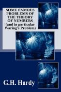 Some Famous Problems of the Theory of Numbers and in particular Waring's Problem di G. H. Hardy edito da WILDSIDE PR