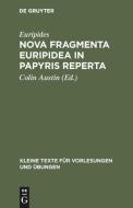 Nova fragmenta Euripidea in papyris reperta di Euripides edito da De Gruyter