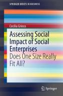 Assessing Social Impact of Social Enterprises di Cecilia Grieco edito da Springer International Publishing