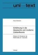 Einführung in die klassische und moderne Zahlentheorie di Hans Schubart edito da Vieweg+Teubner Verlag