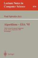 Algorithms - ESA '95 di Spirakis edito da Springer Berlin Heidelberg